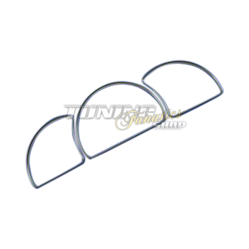 Chrom Chromringe Tacho Ringe Tachochromringe SET für Opel Astra F / Vectra A
