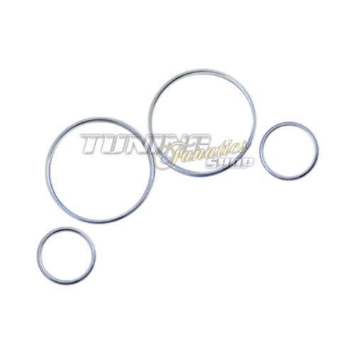 Chrom Chromringe Tacho Ringe Tachochromringe SET für BMW 5er E39 + Touring