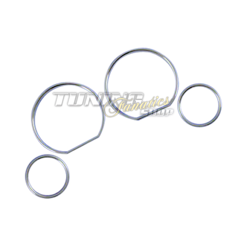 Chrom Chromringe Tacho Ringe Tachochromringe SET für BMW 3er E36 / Z3