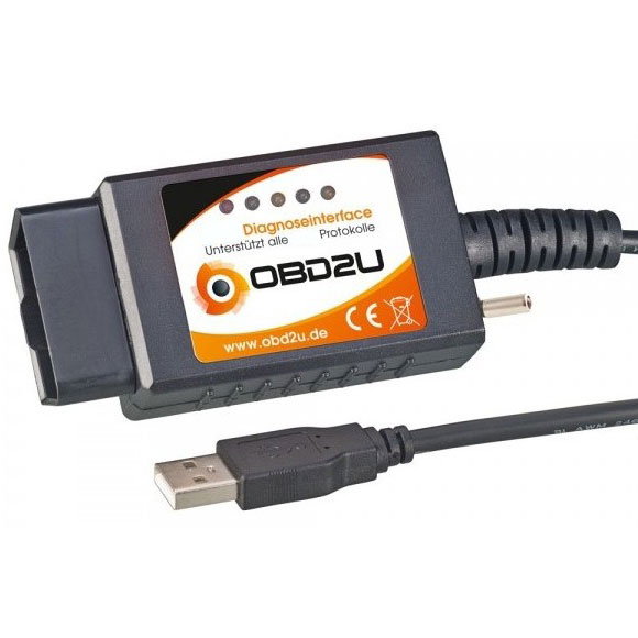 Diagnosegerät Diagnose SET USB OBD 2 II Diagnose Interface Auslesen SET für Ford