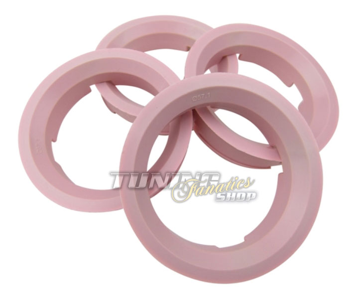 4x Alufelgen Zentrierringe Zentrierung von 72,6mm auf 57,1mm MARKENQUALITÄT #4