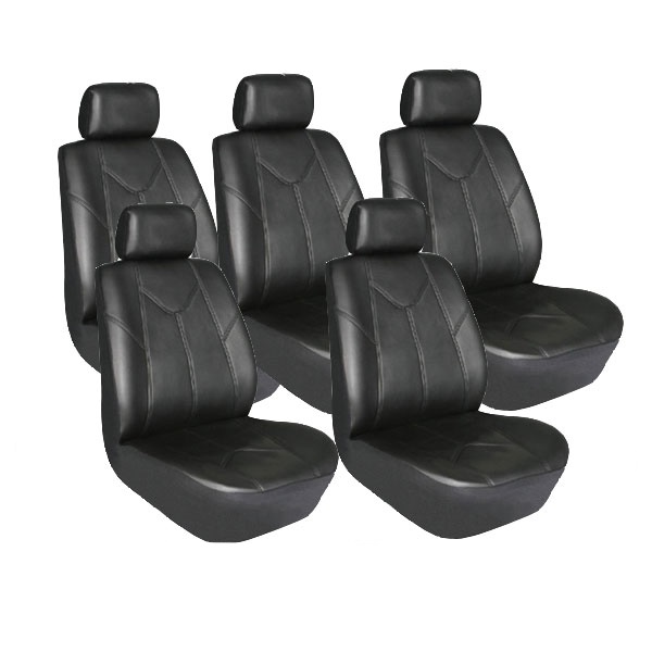 5x PREMIUM Kunstleder Sitzbezug Schonbezüge Auto Sitz Bezüge für VAN BUS #24