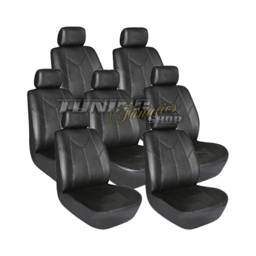 7x PREMIUM Auto Kunstleder Sitzbezug Schonbezüge Autositzbezüge für VAN BUS