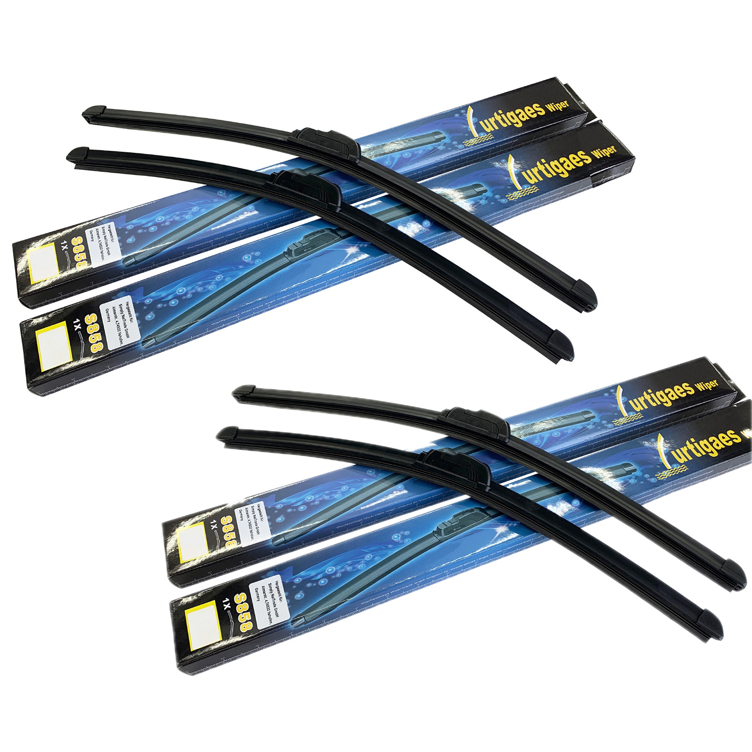 DOPPEL PACK Scheibenwischer FLAT 550/530mm für Dodge Charger