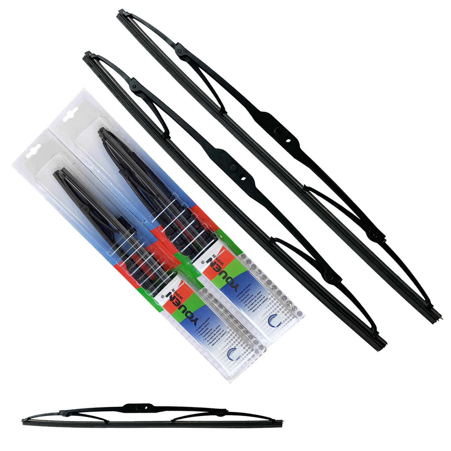 CLASSIC Scheibenwischer VORN HINTEN für Smart FOR TWO 450 Coupe Cabrio [21/21/14