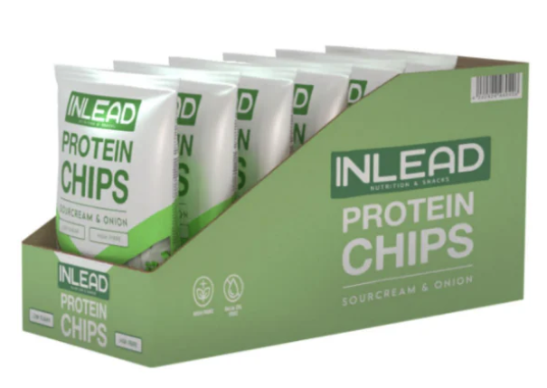 Protein Chips Box (6x50g), Inlead Nutrition