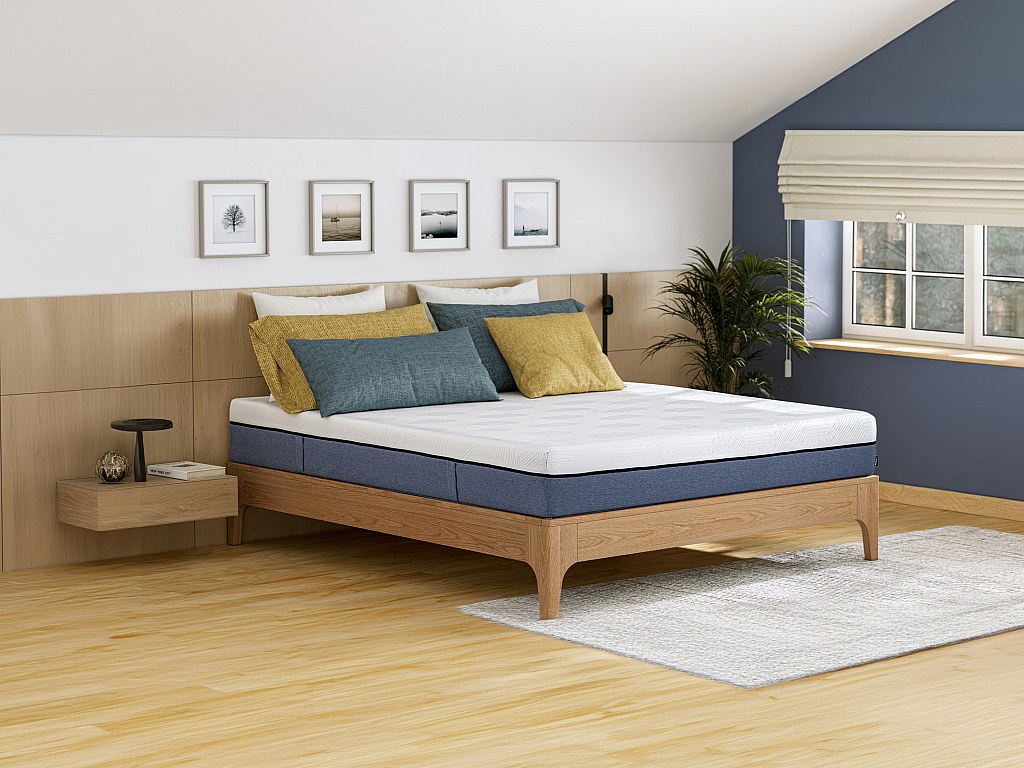 Matratze - 180 x 200 cm - 7-Zonen-Taschenfederkern & Memory Schaum - Stärke 24 cm - KASUI von YSMÉE