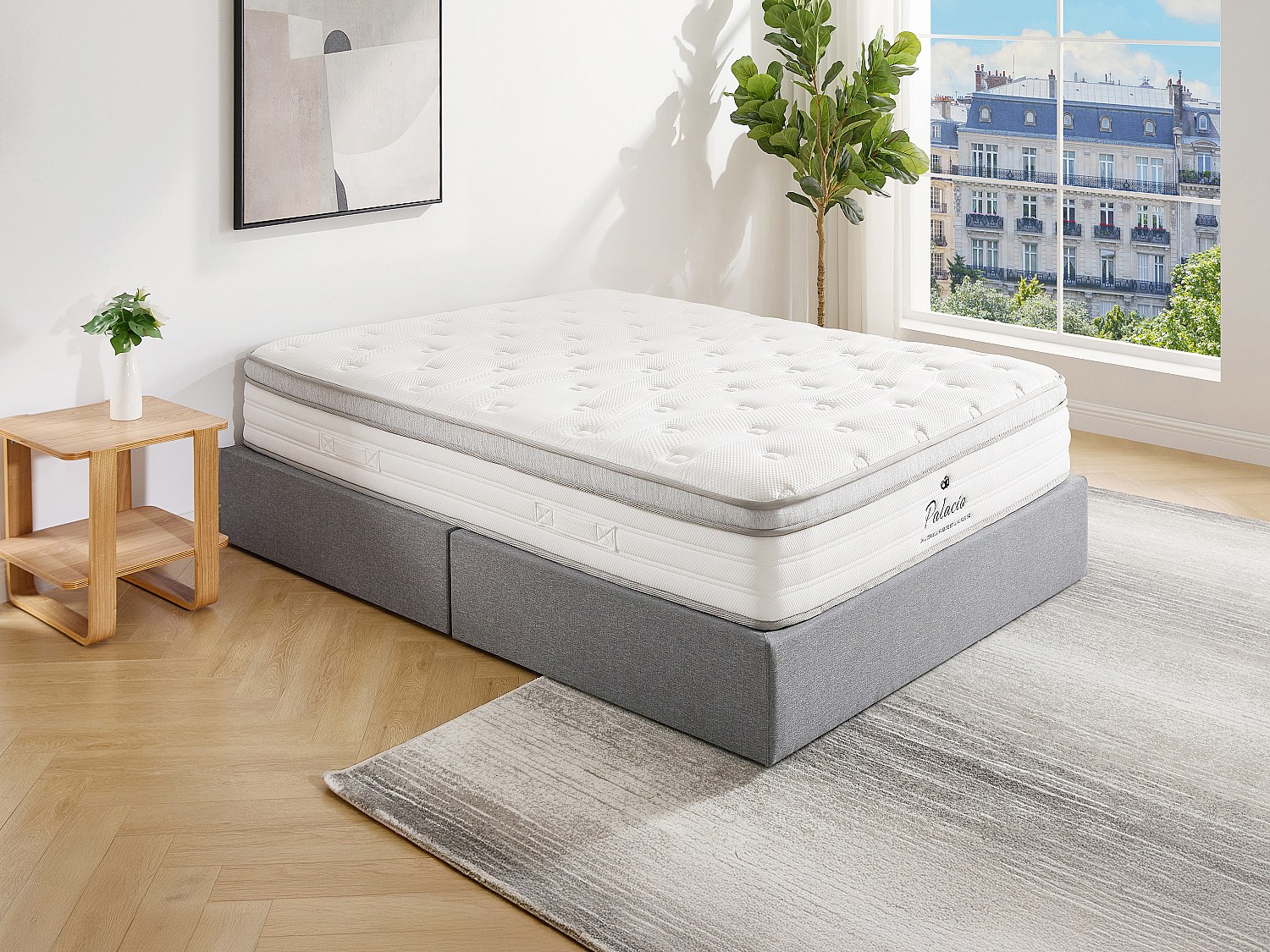 Matratze 140x190 cm - Taschenfederkern 7 Zonen + TPE - 28 cm - ONEBIA von PALACIO