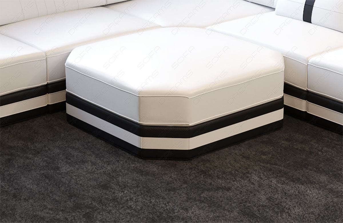 Leder Hocker Ragusa – Eleganz für Ihr Zuhause