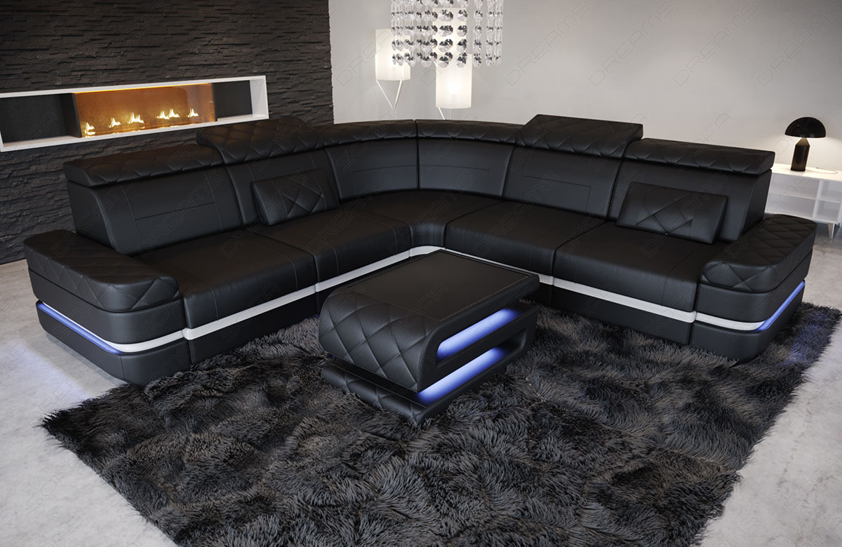 Ecksofa Positano – Leder, Modern & Komfortabel