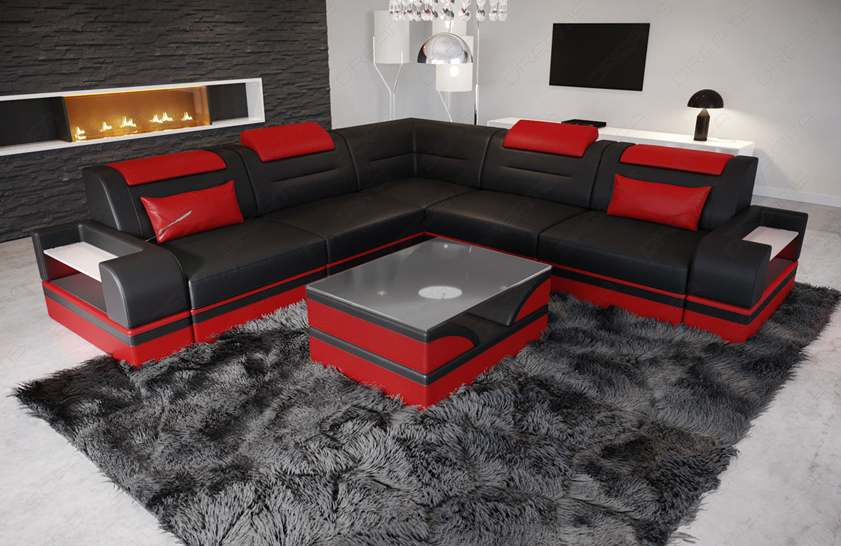 Ecksofa Trivento aus Leder
