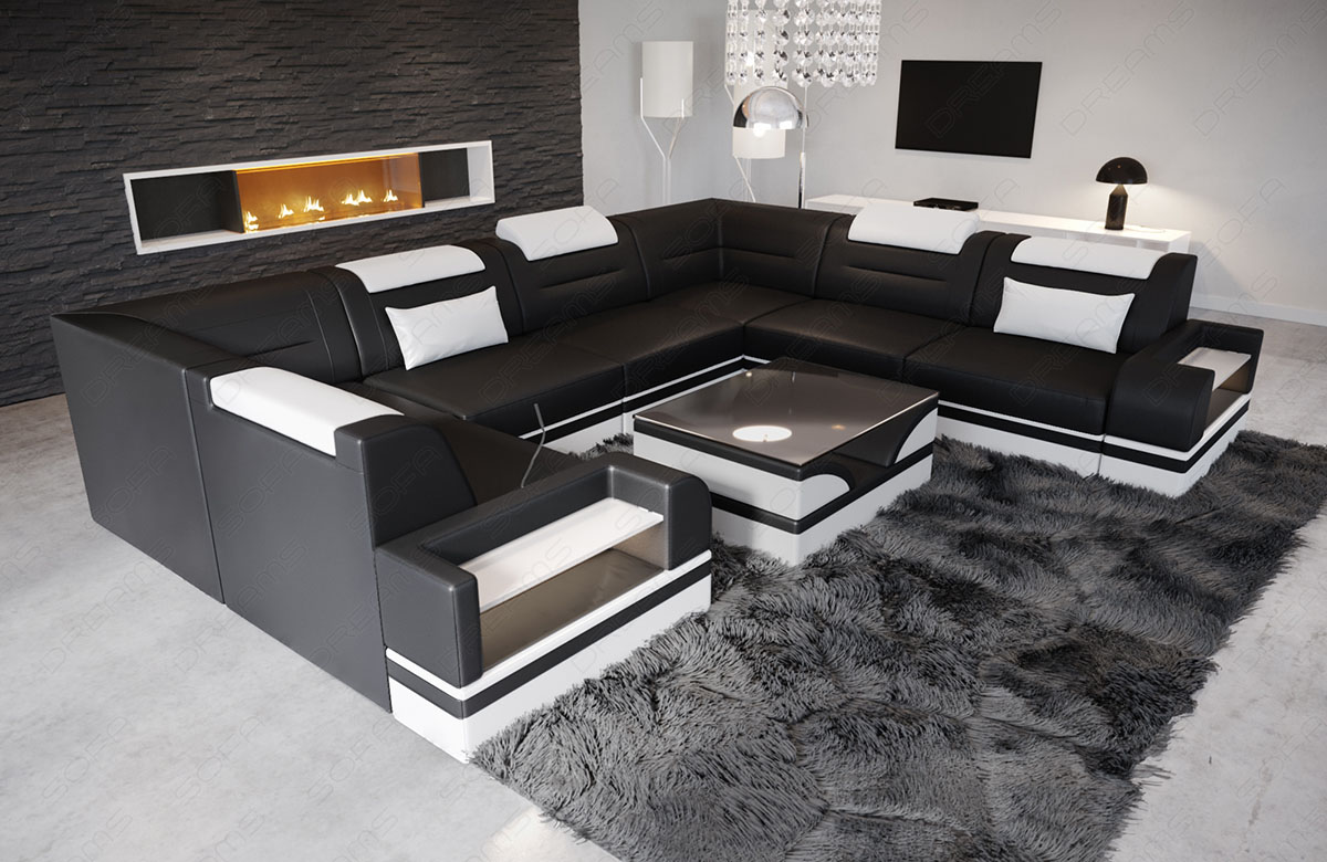 Leder Wohnlandschaft Trivento – Luxus & Komfort