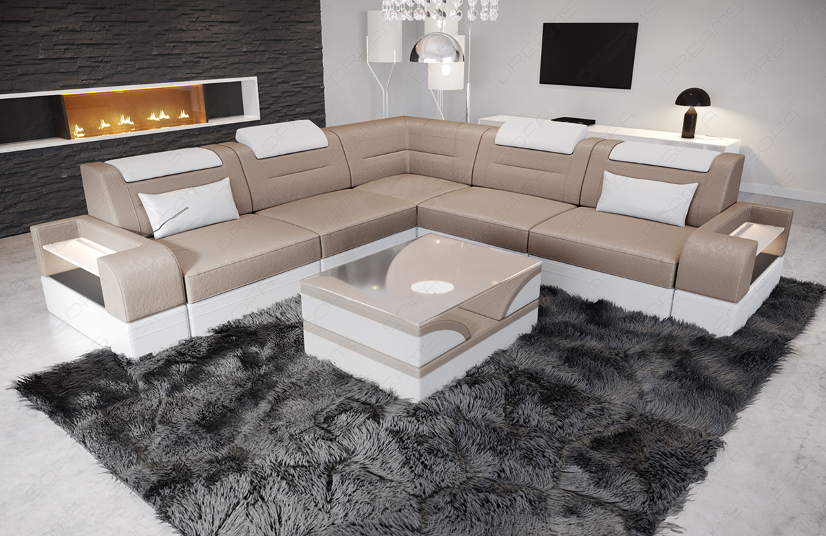 Ecksofa Trivento L Form Mini Stoff