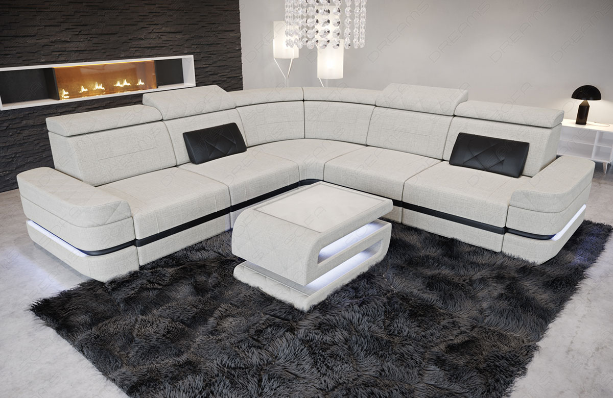 Stoffsofa Positano L-Form – Modern & Komfortabel