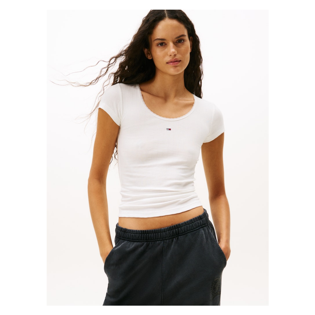 Tommy Jeans Damen T-Shirt Dw0dw21570
