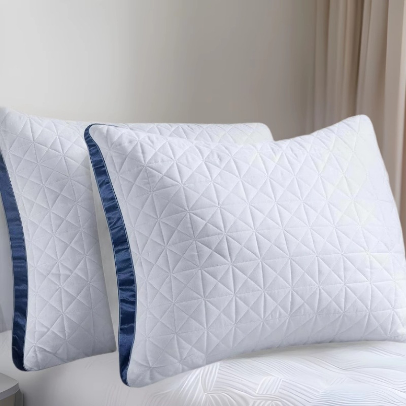 Cloud Natural Soft & Breathable Pillow,Ultra Soft Fluffy,Premium Soft Down Alternative Fill Pillow, White Luxury Sleeping Pillow