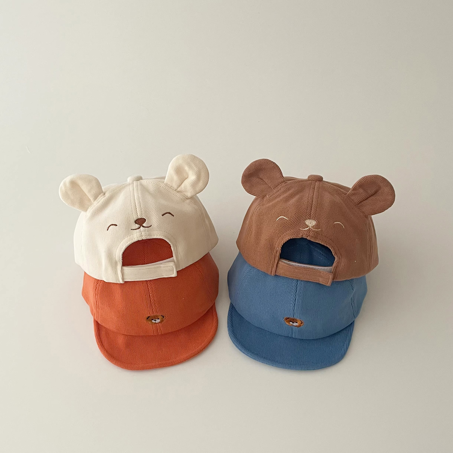 Baby Hat Autumn And Winter Cartoon Bear Baby Warm Outdoor Shade Baby Cap