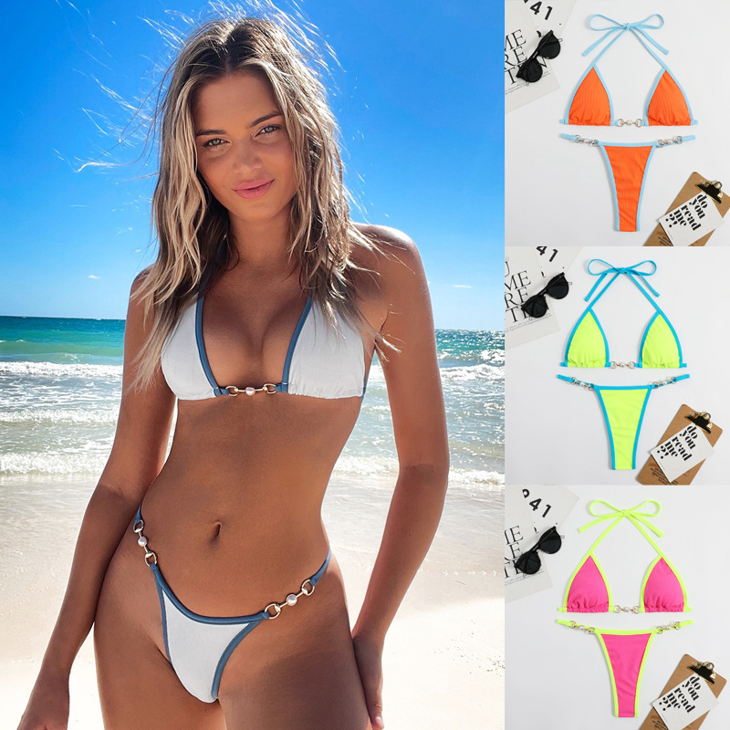 2023 Swimwear Women's New Split Bikini Sexy Bikini Swimwear