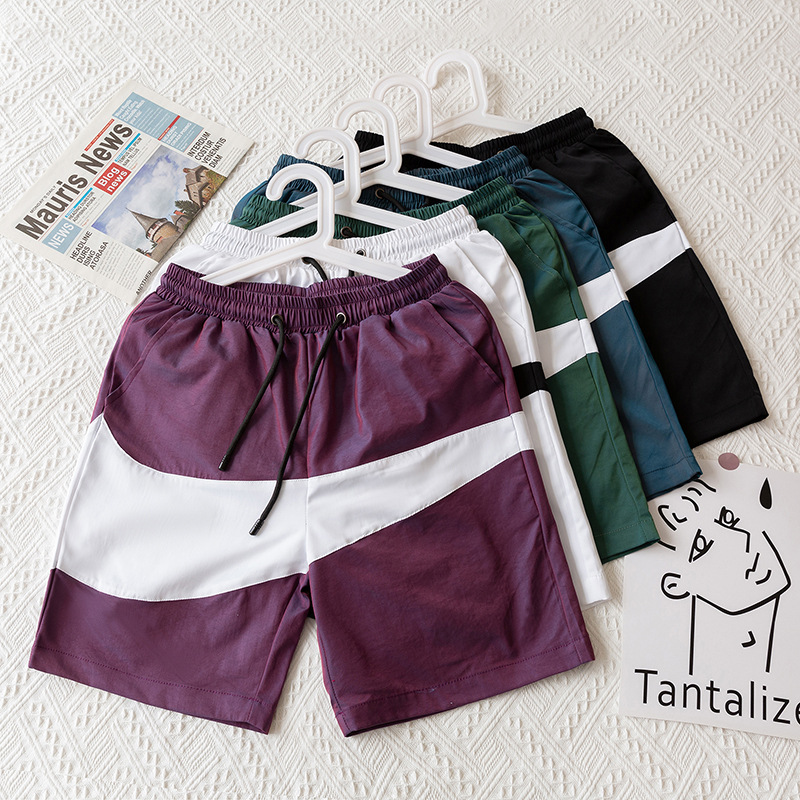 Shorts men wear summer Beachwear casual pants young students loose fashion versatile panties