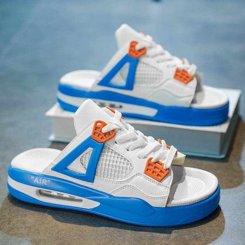 Herren Hausschuhe 2025 Sommer Neue Trendy Marke Sommer Oberbekleidung Mode Internet Promi Luftkissen Stepping Poop Feeling Sport Strand Sandalen