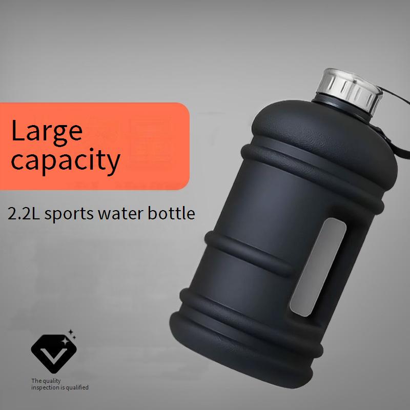 Giant Sports Water Bottle 1.5L BPA-Free Plastic Water Jug With Carry Handle Leak-Proof Lid & Motivational Time Markings