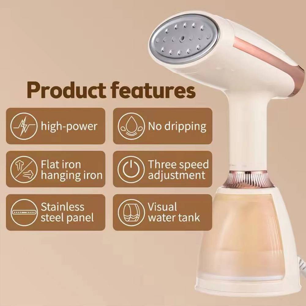 Dampfbügeleisen Tragbarer Dampfgarer für Kleidung Elektrischer Handdampfer für Kleidung Kleiner Dampfreiniger für Zuhause und unterwegs