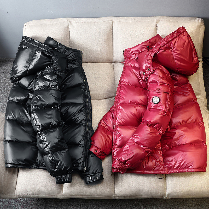 Women's Clothing New Live Label Thickened Winter Coats Jackets Men And Women Bright Winter Winter Coats Couple Jackets Trendy