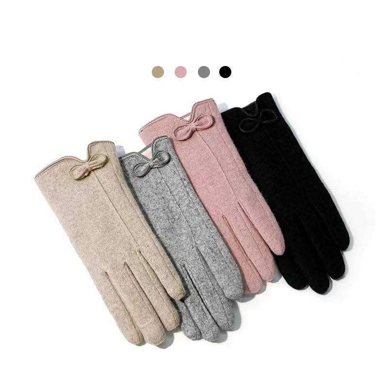 Women's Winter Warm Gloves Women's Thin Long Plush Cashmere Warm Winter Driving And Riding Touch Screen Fashion Cashmere Women's Gloves