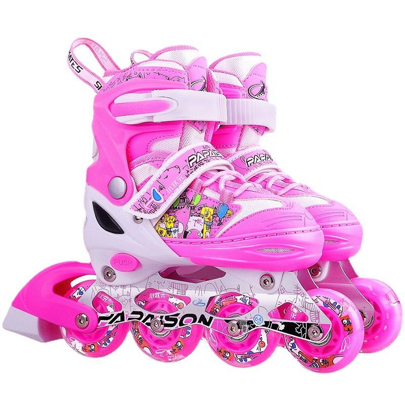 Sports & Outdoor Double Row Roller Skates Beginners Children Adult Professional Roller Skates Double Barbuckle Roller Skates