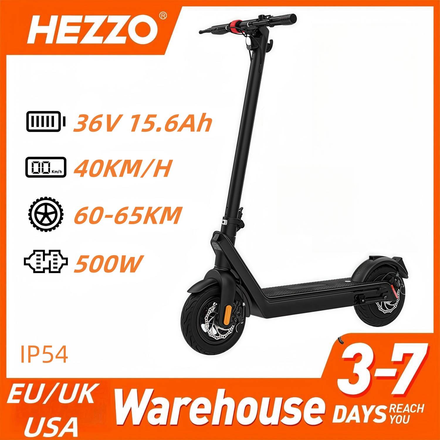 X9Plus 36v 500w Magnesium Alloy 2 Wheel 10' 15.6Ah Mobility Scooter Adult Folding Electric Scooter