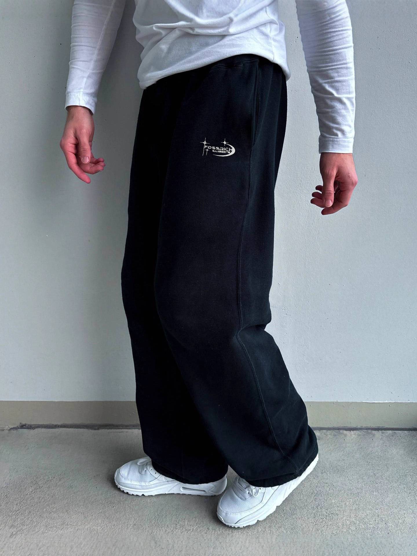 Herrenbekleidung High Street Freizeithosen Jogginghosen Overalls Lose Fitness Spleißen Kontrastfarbe Elastische Taille Hosen