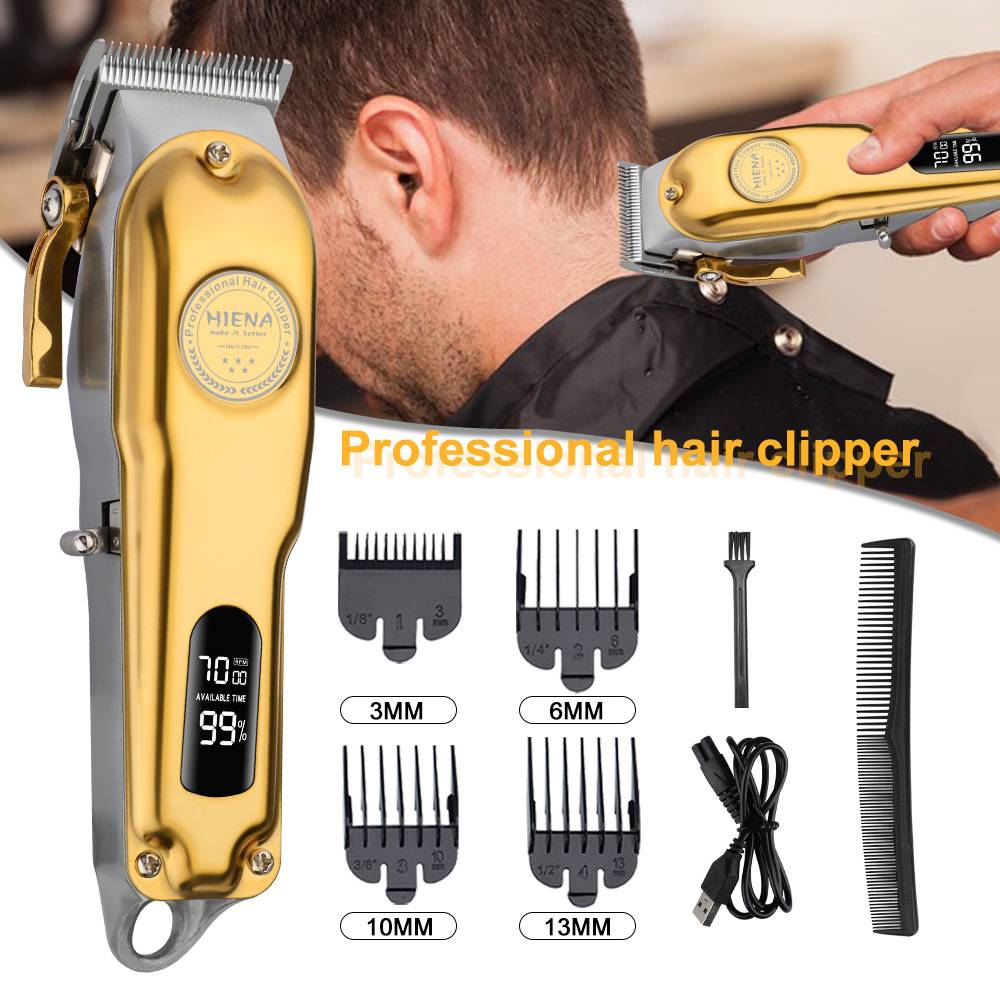 Electric Hair Clipper Digital Display Hair Clipper Men's Rechargeable Hair Clipper Hair Salon Cross-border Hair Clipper