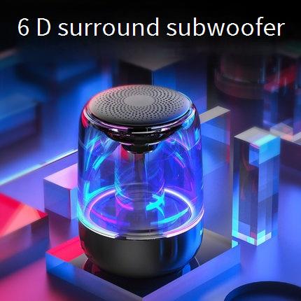 Portable Speakers C7 Crystal Glass Wireless Bluetooth Speaker Stylish Bass Computer TWS Small Speaker