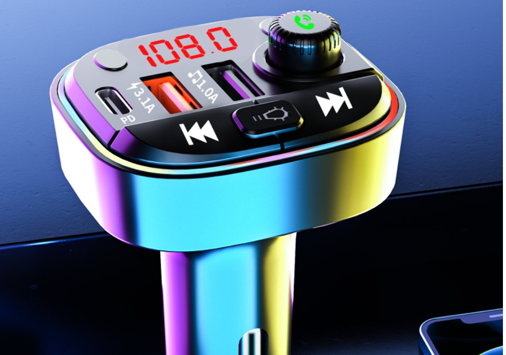 Car charger with Bluetooth playback, hands-free, lossless sound quality, car PD cigarette lighter, car charger, fast charging