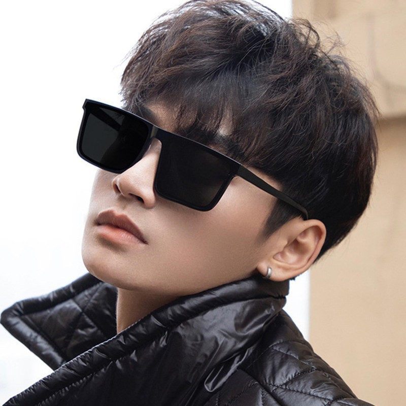 Unisex Sun Glasses Women's Advanced Sense Trend Sense Glasses Fashionable Men's Driving Anti-v Big Face