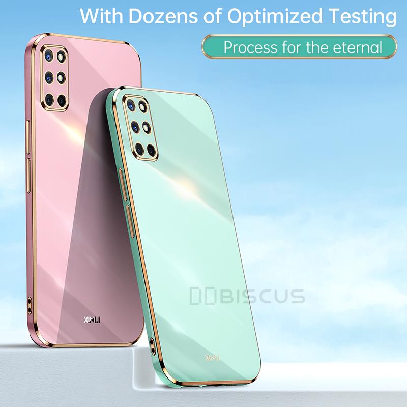 Case For OnePlus 9R 9RT 10 Pro One Plus 8T 9 1+9R Luxury Plating Soft Silicone Gel Funda Carcasa Coque