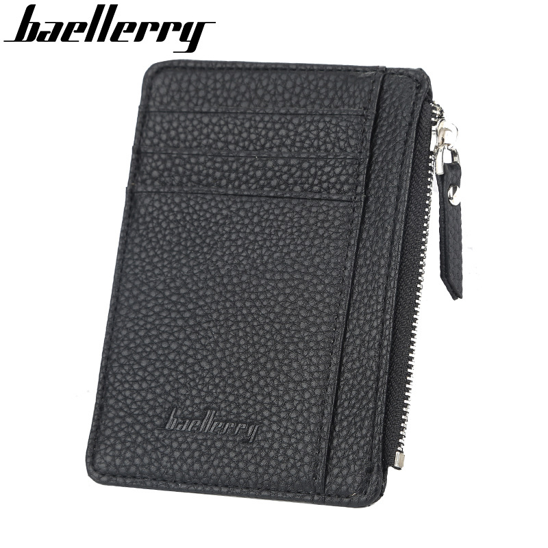 Men's and women's card holder baellerry version simple multi-card slot driver's license card holder versatile thin bank card holder