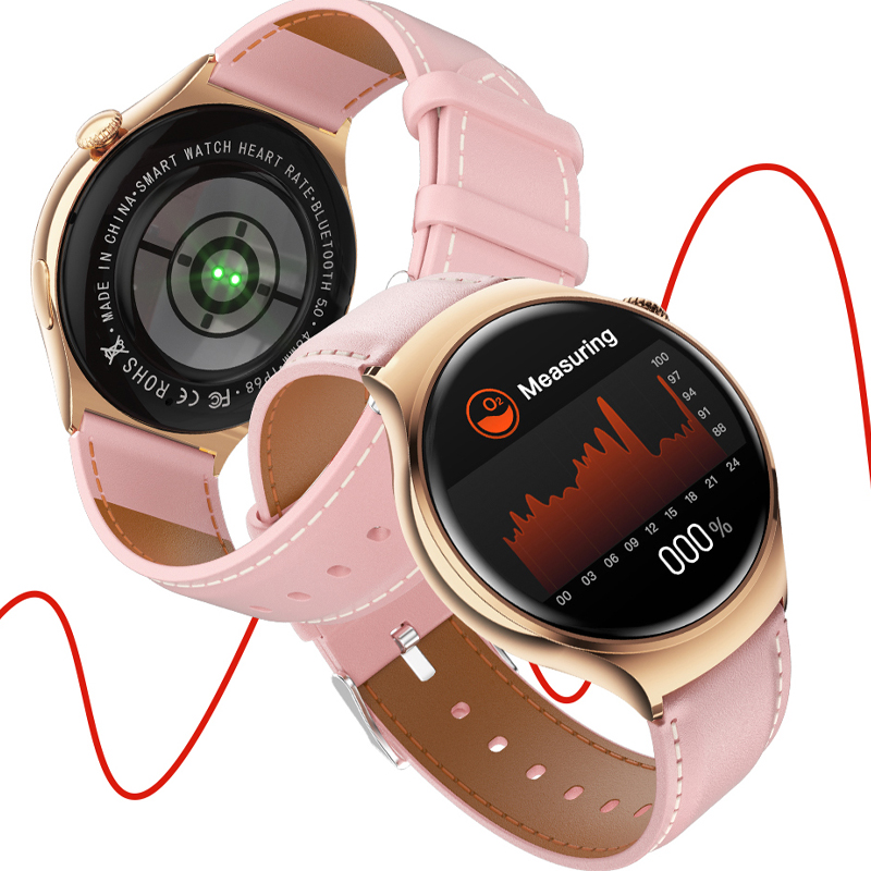 New Women Bluetooth Call Smartwatch Always Display Time Heart Rate Sports Health Monitoring Music GT4 mini Smart Watches
