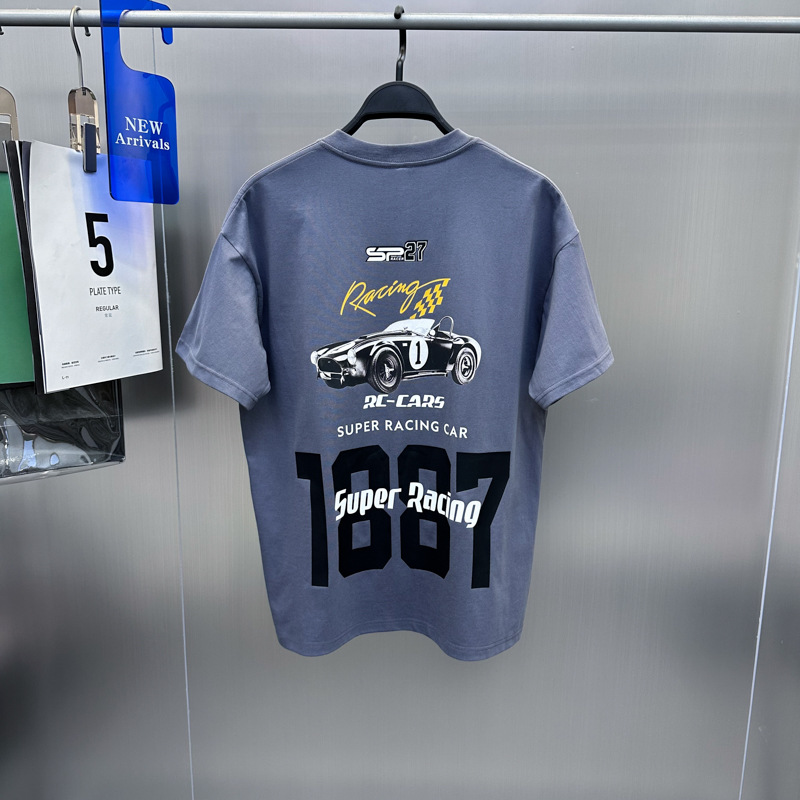 Men's Clothing T-shirt Summer Fashion Brand T-shirt Fashion Original Loose Short Sleeve Drop Shoulder Short T-shirt Fashion Men B2DAD2207