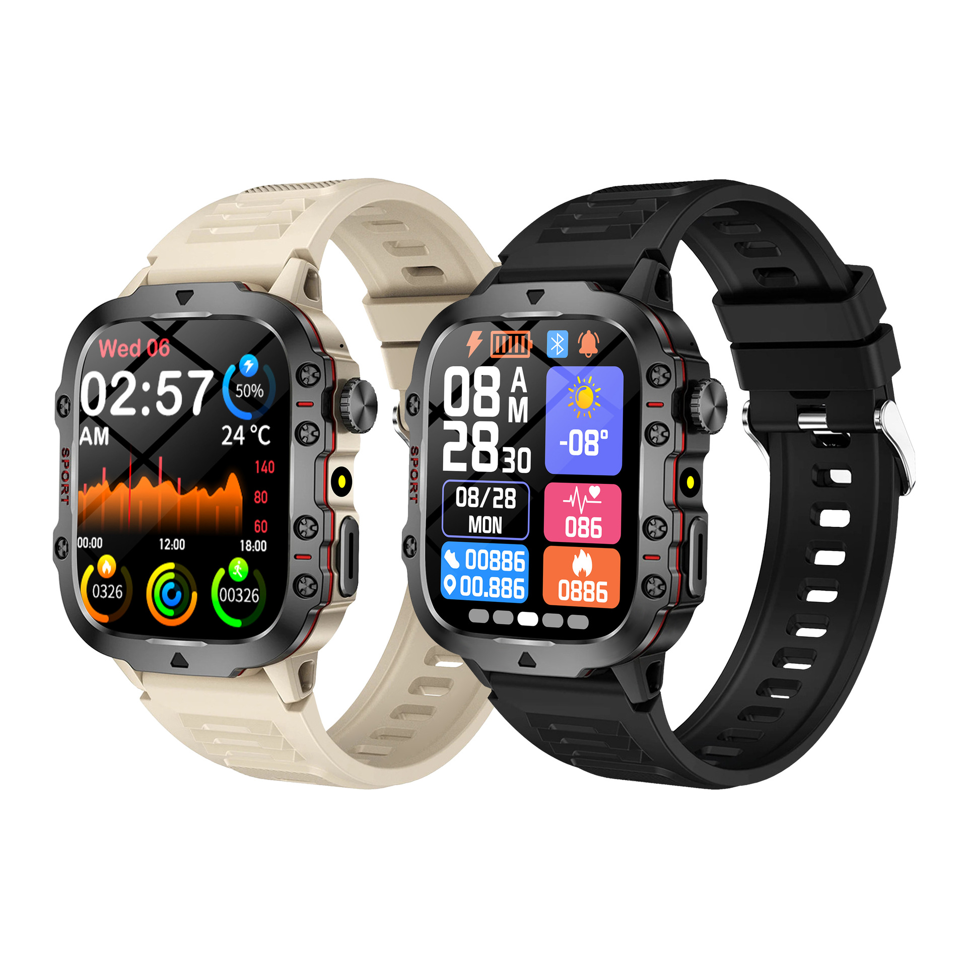 New H19 Smart Watch Fully Certified Multiple Sports Modes Step Counting Bluetooth Call HD Screen H13