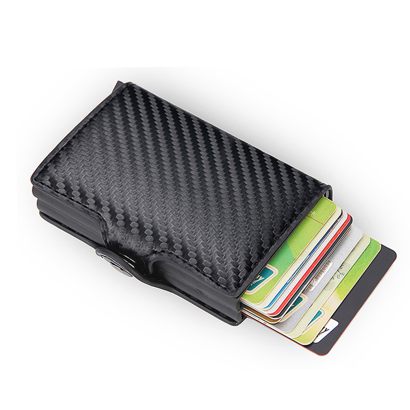 Automatic Pop Card Wallet, Shield, Anti-theft Wallet, Aluminum Alloy Card Box, Card Holder