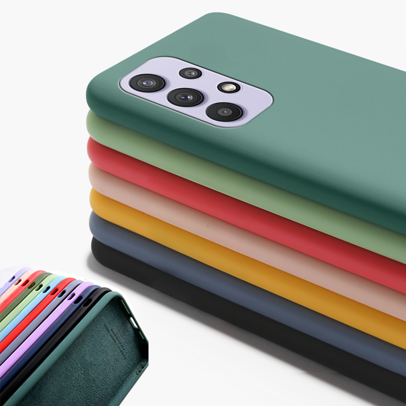 NOTE 20 ULTRA NOTE 10 LITE 8 9 S10+ S20+ S20 FE Soft Cover Liquid Silicone Case for Samsung Galaxy S21 S21+ S10 S10E S8