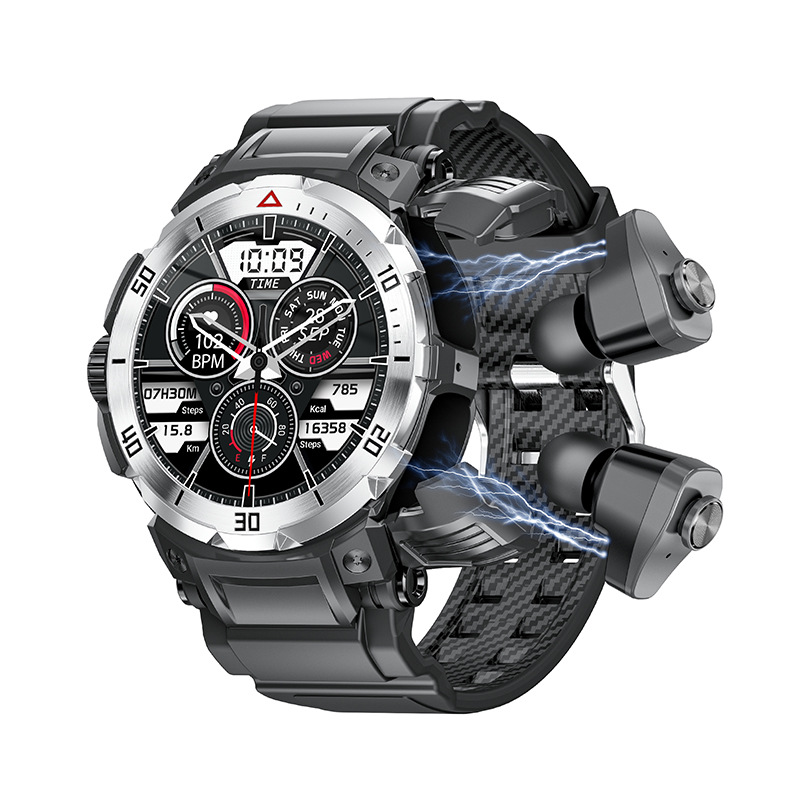 New GT100pro 2-in-1 Bluetooth Call NFC Multi Sport Health Monitoring Smartwatch