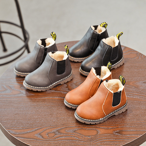 Kids Fashion boots Hipster kids plus cotton style kids boots Martin boots