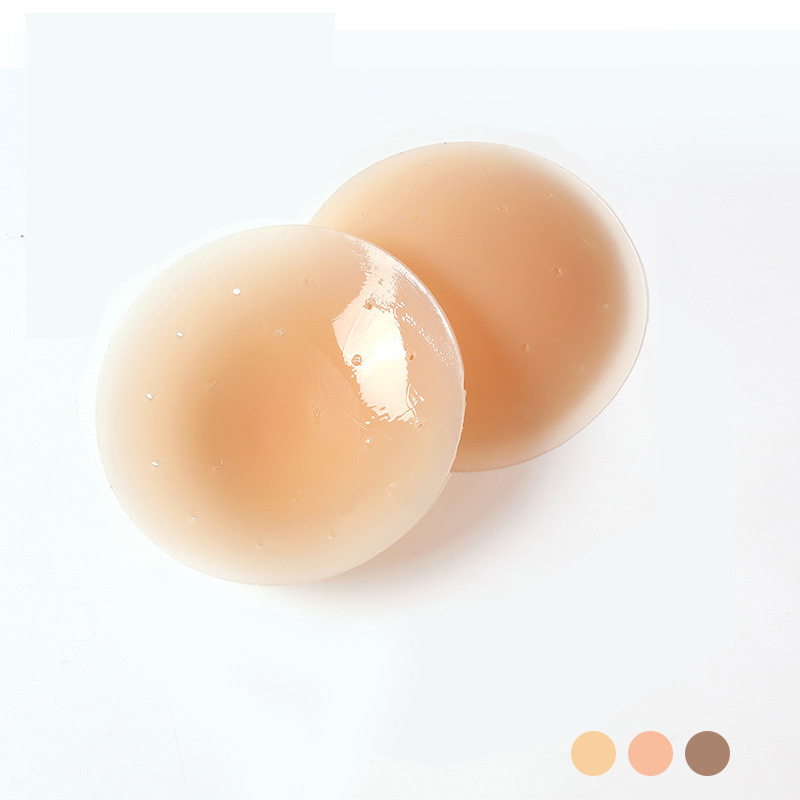 Ladies breathable silicone milk stick anti-leakage nipple stick thin anti-convex spot invisible chest stick latex chest pad