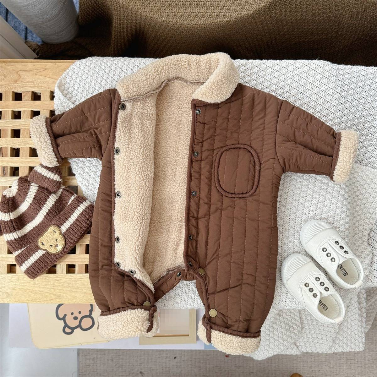 Baby Clothes Baby Fall And Winter Clothes Baby Cotton Onesie Going Out Clothes