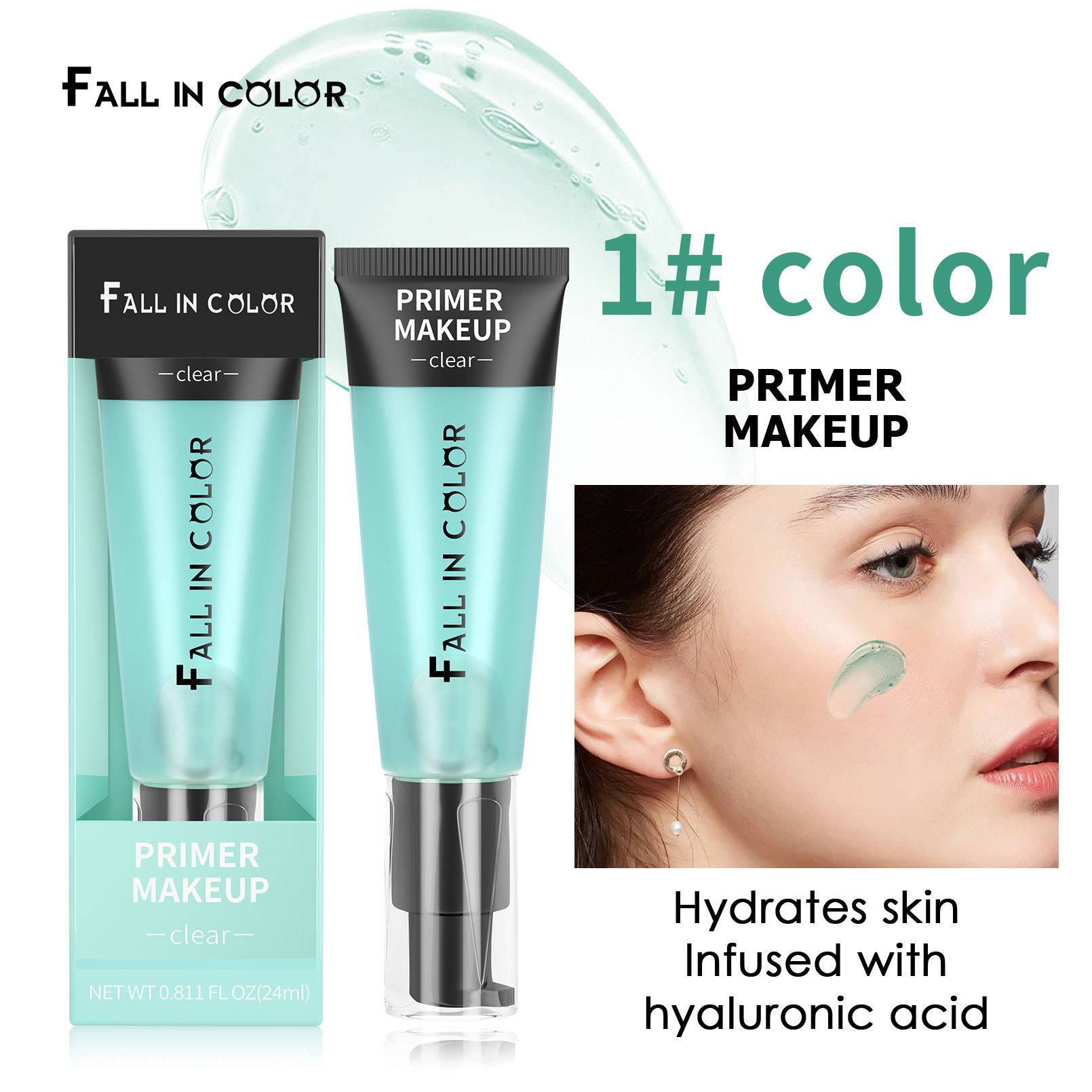 Fall in color Gel concealer Moisturizing Invisible Pore gel Pre makeup Isolation Priming Cream
