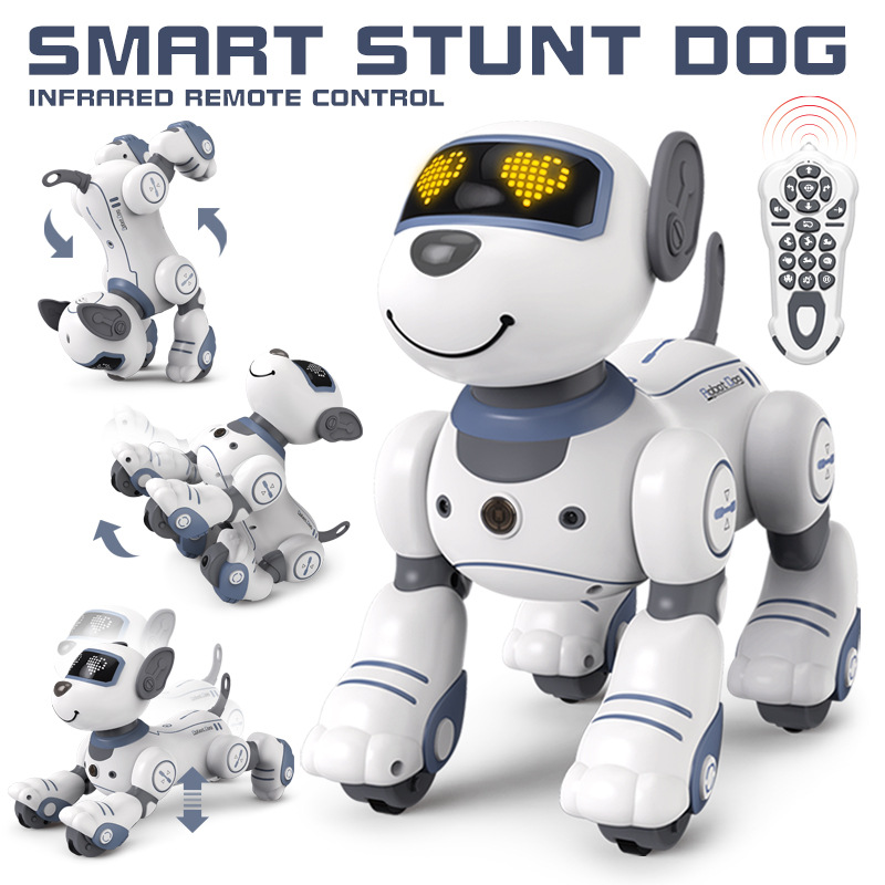Children's Intelligent Robot Dog Multi Function Programmable Stunt Remote Control Dog Touch Interactive Electric Pet Toy