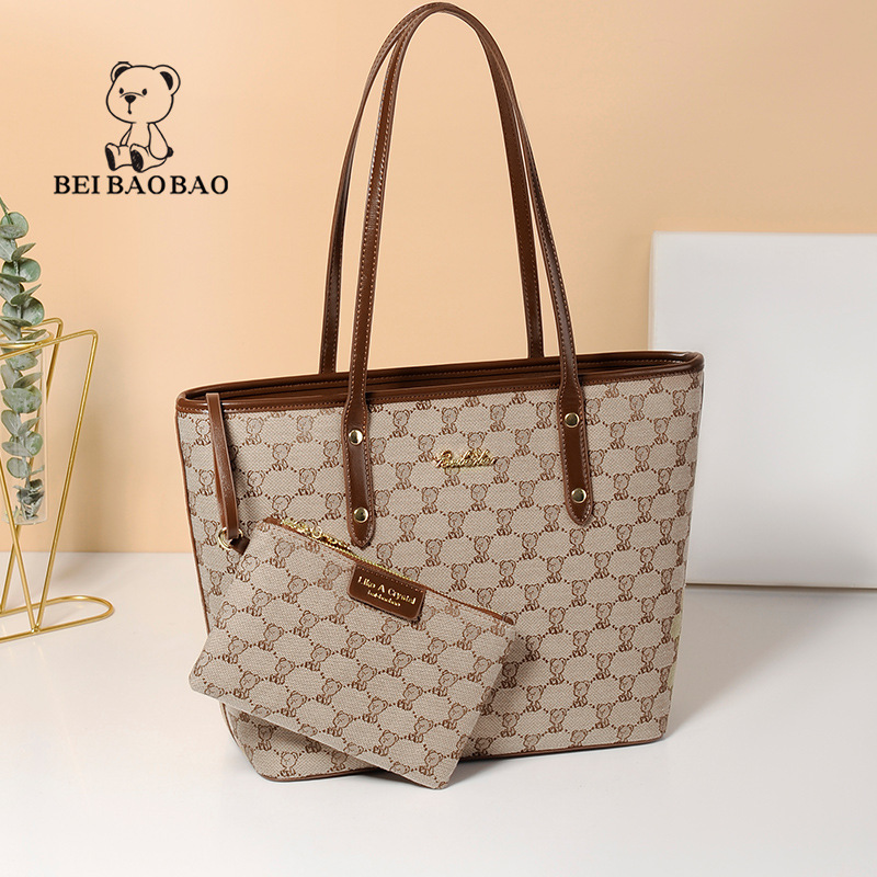 Women's Bags bag source factory fashion retro tote bag women's bag new style trend commuter bag large capacity bag shoulder bag