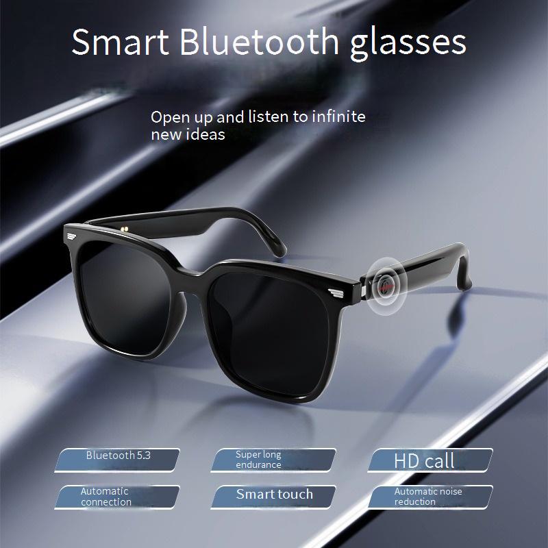 ​Smart Bluetooth Glasses GS01 – Hands-Free Call & Music, UV400 Polarized Lenses, Lightweight 31g, Touch Control For Driving/Cycling